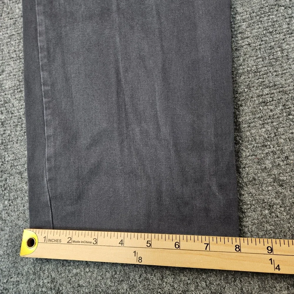 Banana Republic Fulton Skinny Chino Pants Mens 40x29 Gray Stretch Cotton Twill